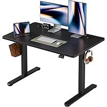 Amazon | FEZIBO 電動 昇降デスク スタンディングデスク 幅120cm 奥行